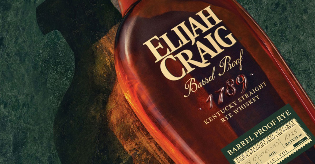 Elijah Craig agrega el primer whisky de centeno a prueba de barril a su alineación