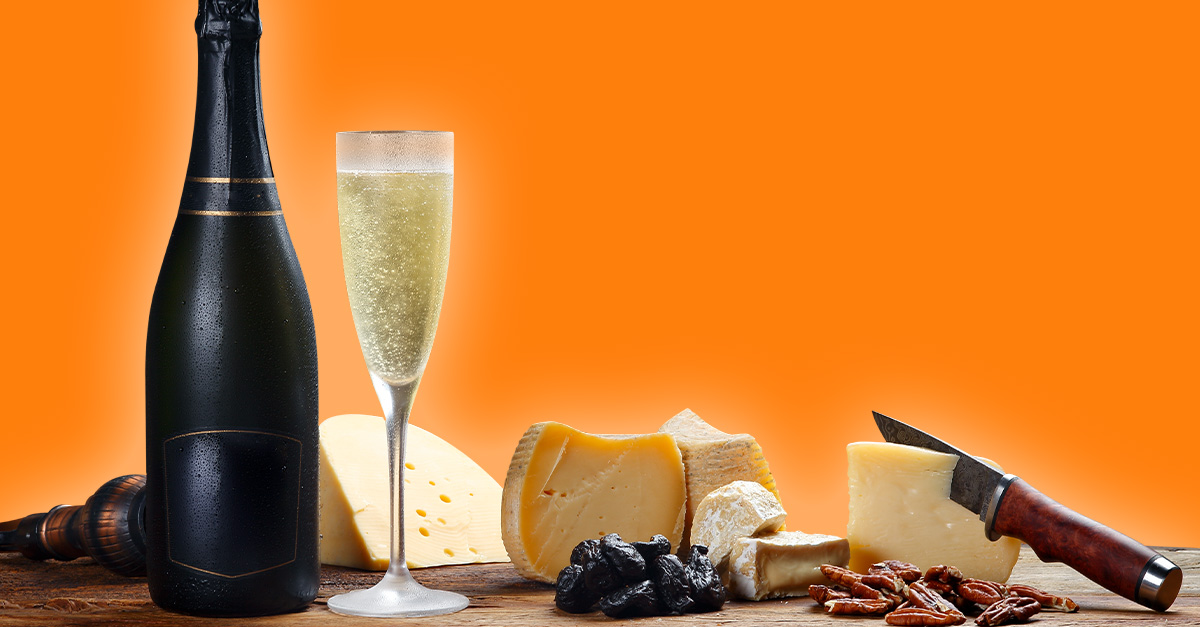 Cómo combinar champán y queso, según los profesionales