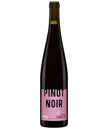 Les Vins Pirouettes Alsace Pinot Noir 'Michel' 2022 es uno de los mejores Pinot Noir de Alsacia.