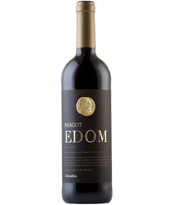 Edom de Psagot Winery es un vino para beber durante la Pascua.