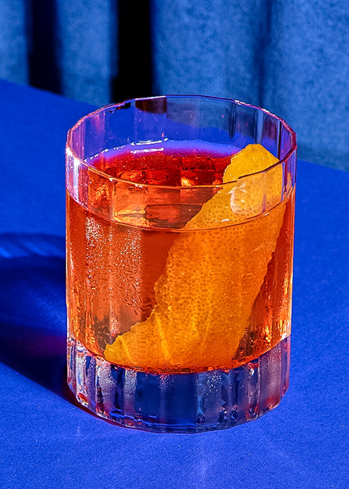 El Negroni es un pedido de bar del aeropuerto.
