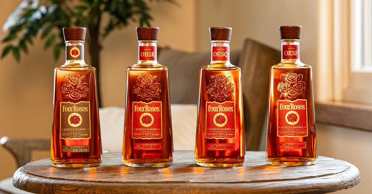 Four Roses lanza la segunda versión de su colección Single Barrel de 100 pruebas