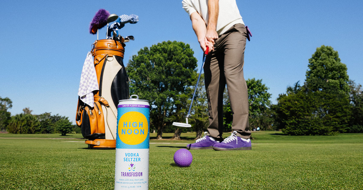 High Noon lanza Transfusion Vodka Seltzer inspirado en el golf como su primer sabor limitado