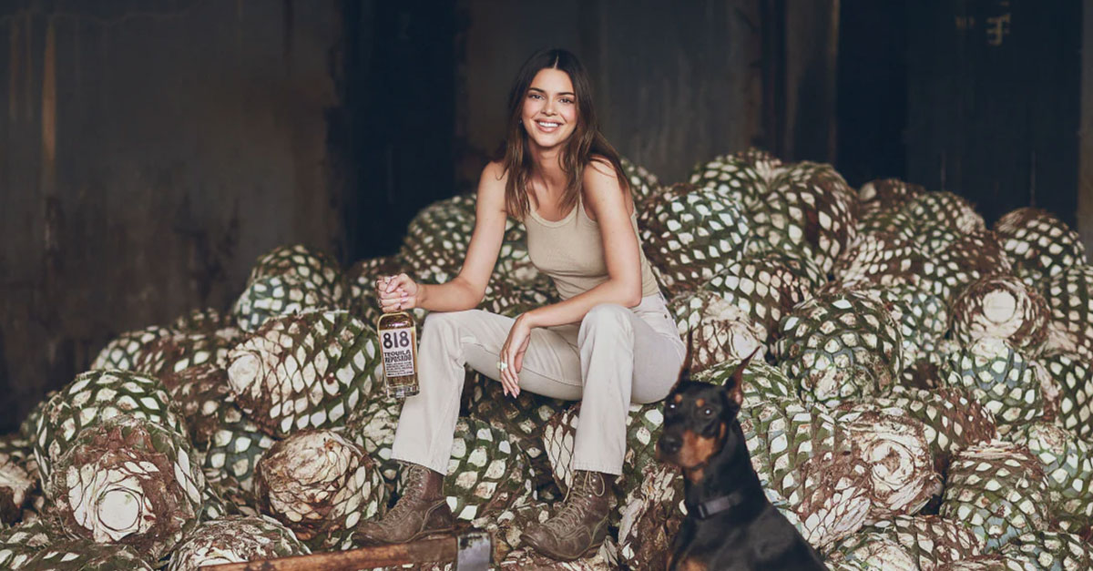 Sazerac invierte en el tequila 818 de Kendall Jenner