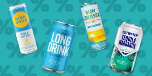 Los RTD más populares de Estados Unidos, clasificados por contenido de alcohol (infografía)