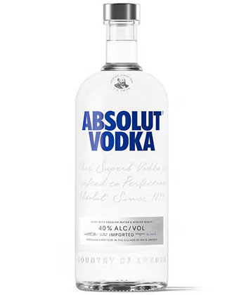 Absolut es una de las marcas de vodka más populares del mundo para 2026.