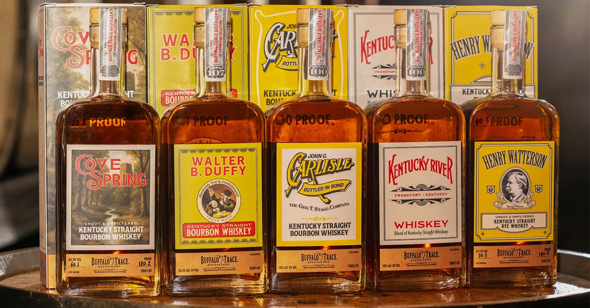 Buffalo Trace resurge cinco marcas icónicas de whisky con la nueva colección Prohibition