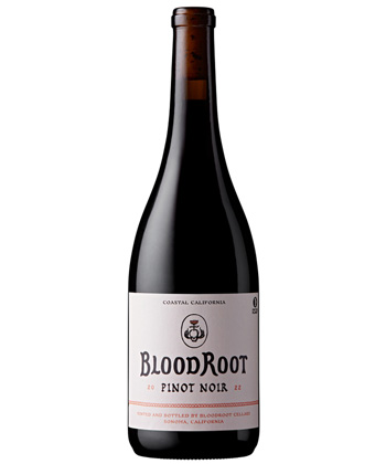 BloodRoot Coastal California Pinot Noir 2022 es uno de los mejores Pinot Noir de California por menos de $ 30.