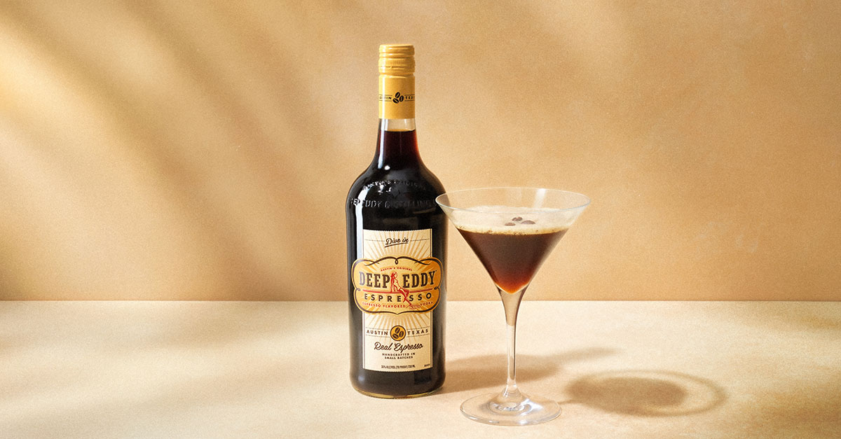 Exclusivo: Deep Eddy lanza Espresso Vodka, un Espresso Martini para batir y servir