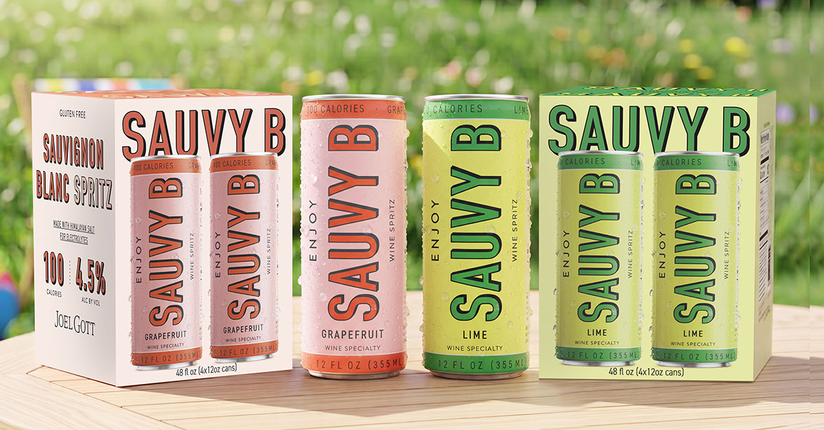 Exclusivo: Trinchero lanza 'Sauvy B', un spritzer de vino con electrolitos añadidos