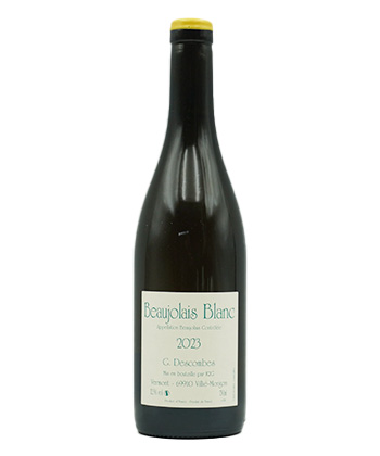 Georges Descombes Beaujolais Blanc 2023 es uno de los mejores Beaujolais Blanc Chardonnay.