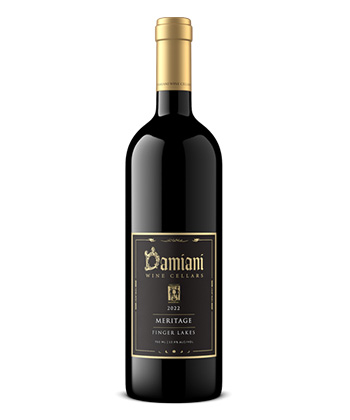 Damiani Wine Cellars Meritage 2022 es una de las mejores mezclas de tintos de Finger Lakes de Nueva York.
