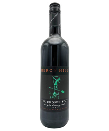 Heron Hill The Chosen Spot Ingle Vineyard 2023 es una de las mejores mezclas de tintos de Finger Lakes de Nueva York.
