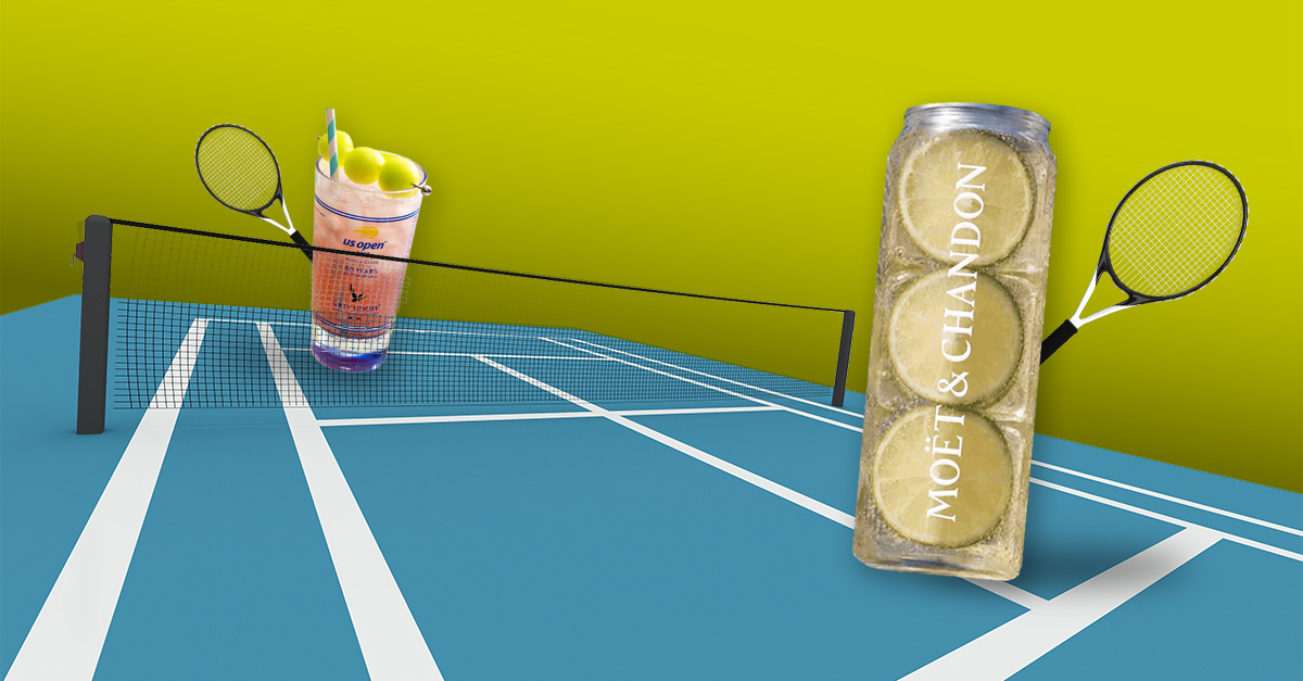 El Honey Deuce tiene un nuevo retador en el US Open de este año: conoce al Moët Serve