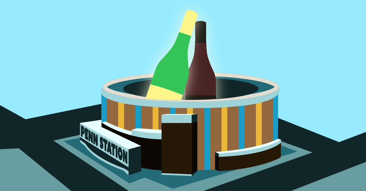 Una de las mejores tiendas de botellas de la ciudad de Nueva York se esconde en Penn Station