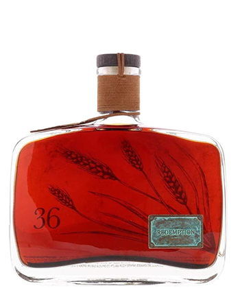 El whisky Bourbon puro Redemption de 36 años a prueba de barriles es uno de los bourbons más caros del mundo.