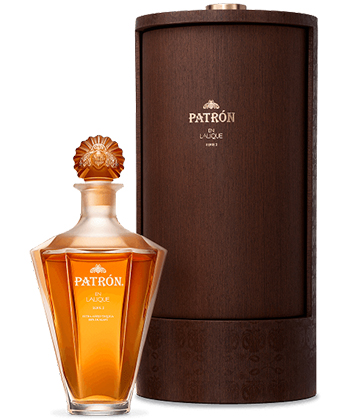 Patrón Limited Edition En Lalique Serie 2 Tequila Extra Añejo es uno de los tequilas más caros del mundo.
