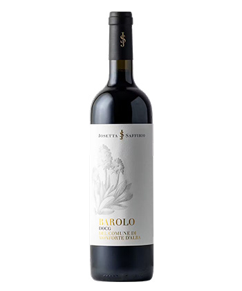 Josetta Saffirio Barolo del Comune di Monforte d'Alba 2020 es uno de los mejores Barolos para beber en este momento.