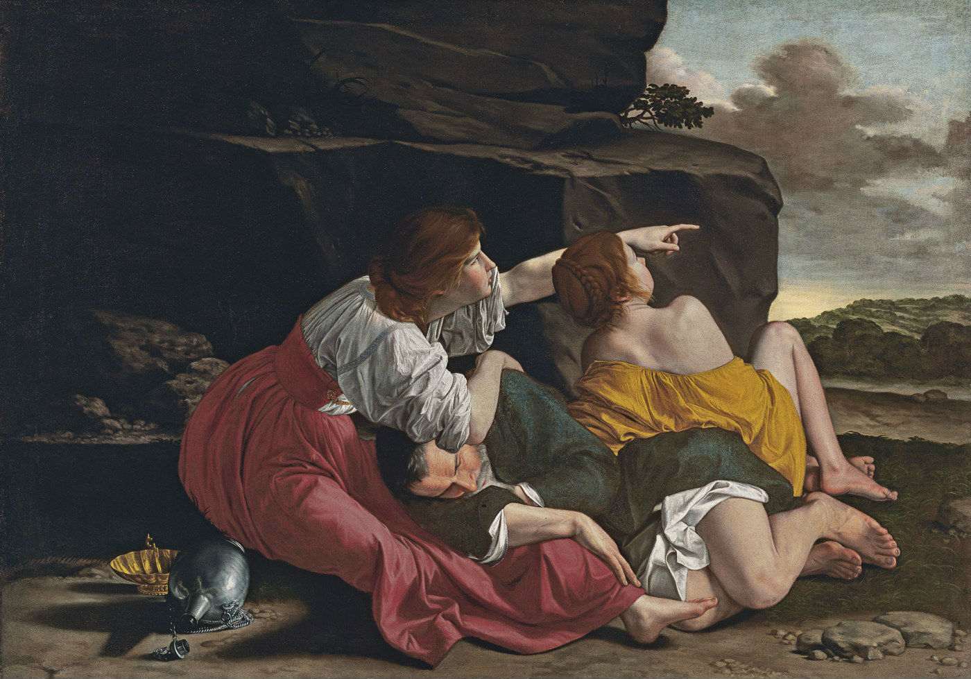 “Lot y sus hijas” (1621-1623), de Orazio Gentileschi
